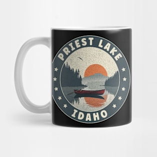 Priest Lake Idaho Sunset Mug